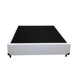 Base Box Casal Sintético Branco 40x138x188 Ducci - 2