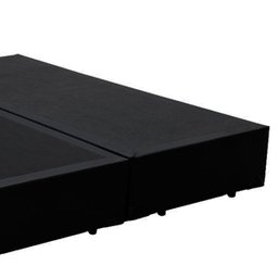 Base Box Bipartido Queen Sintético Preto 40x158x198 Ducci - 2