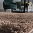 Ver imagem 3 de Tapete para Sala Belos Pelos Antialérgico Retangular Bege Casen 300x200cm