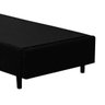 Base Box Solteiro Suede Preto 40x78x188 Ducci - 3