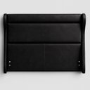Ver imagem 2 de Cabeceira para Cama Box Queen 178cm Bono Lisa Courino Preto - Sallar Home