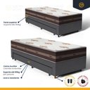 Ver imagem 4 de Cama Box com Colchão de Molas Ensacadas Classic Pocket + Auxiliar de Espuma Unique Solteiro 88 Cm