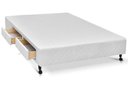 Ver imagem 1 de Cama Box Castor Casal Poli Branco com 2 Gavetas 138x188x27cm