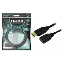 Ver imagem 2 de Cabo Extensor Hdmi 2 Metros 4k Hdr 19p Preto Pix 018 9420