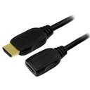 Ver imagem 1 de Cabo Extensor Hdmi 2 Metros 4k Hdr 19p Preto Pix 018 9420
