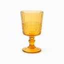 Ver imagem 1 de Jogo 6 Taças de Vinho Vidro Listrado Âmbar 360ml Mesa Posta