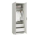 Ver imagem 5 de Guarda Roupa Modulado 100% MDF 2 Portas Orion CabeCasa MadeiraOriginals Bege/Aveia