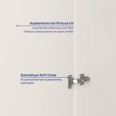 Ver mais imagens de Guarda Roupa Modulado 100% Mdf 2 Portas Orion Cabecasa Madeiraoriginals