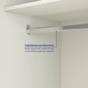 Ver imagem 6 de Guarda Roupa Planejado 100% MDF 2 Portas Orion CabeCasa MadeiraOriginals Bege/Aveia