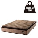 Ver imagem 4 de Colchão Casal Espuma D33 Pillow Top Van Gogh Marrom Hellen - Suporta até 120kg por Pessoa