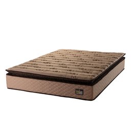 Colchão Casal Espuma D33 Pillow Top Van Gogh Marrom Hellen - Suporta até 120kg por Pessoa - 1