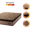 Ver imagem 3 de Colchão Casal Espuma D33 Pillow Top Van Gogh Marrom Hellen - Suporta até 120kg por Pessoa