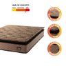 Colchão Casal Espuma D33 Pillow Top Van Gogh Marrom Hellen - Suporta até 120kg por Pessoa - 3