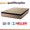 Ver imagem 5 de Colchão Casal Espuma D33 Pillow Top Van Gogh Marrom Hellen - Suporta até 120kg por Pessoa