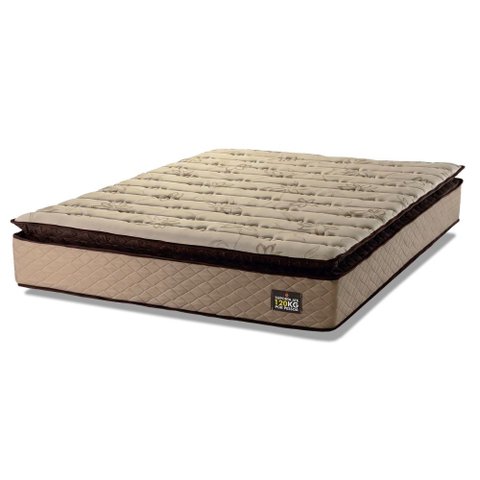 Colchão Casal Espuma D33 Pillow Top Van Gogh Marrom Hellen - Suporta até 120kg por Pessoa