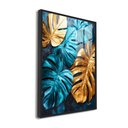 Ver imagem 1 de Quadro Costela de Adao Ii: Moldura Preta Canvas com Vidro/ 60x90