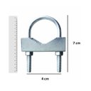 Ver imagem 2 de Abraçadeiras Tipo U Roscada Fixação De Antena 10 Unidades