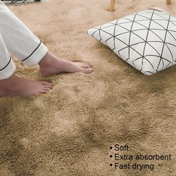 Tapetes Macios e Felpudos Quarto/Sala Casen Bege - 3