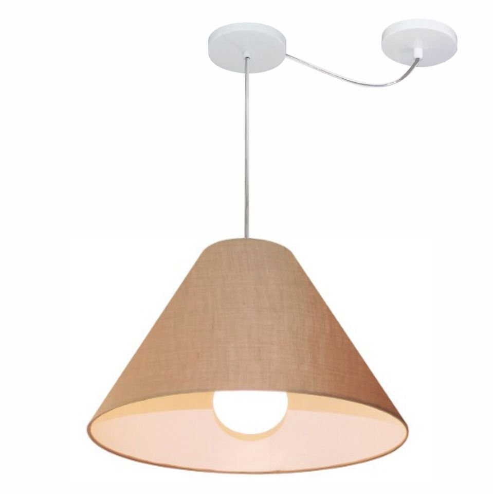 Lustre Pendente Cone Com Desvio de Centro Vivare Md-4272 Lustre Pendente Cone Com Desvio de Centro Vivare Md-4272