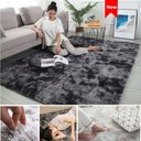 Ver imagem 1 de Tapete Felpudo para Sala/Quarto Casen Prata 100x140cm