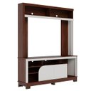 Ver imagem 1 de Estante para Tv 65 Pol 160cm Braga Nogueira Real/off White C05 - Mpozenato