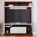 Ver imagem 5 de Estante para Tv 65 Pol 160cm Braga Nogueira Real/off White C05 - Mpozenato