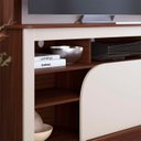 Ver mais imagens de Estante para Tv 65 Pol 160cm Braga Nogueira Real/off White C05 - Mpozenato