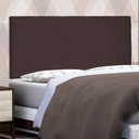 Ver imagem 2 de Cabeceira Painel Solteiro 0,90m Esmeralda Suede Marrom Café - Pallazio