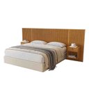 Ver imagem 3 de Cabeceira para Cama Sonhar Queen Ripada C/ Mesa de Cabeceira