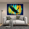 Quadro Águia no Azul -- BR ARTES Grande 118x78 - 3