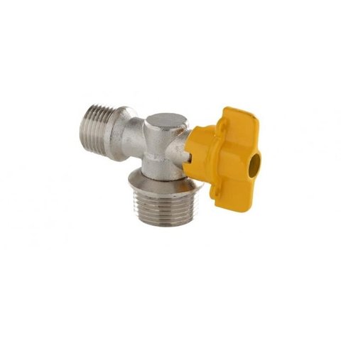 Registro Esférico 90º para Gás 1/2" (m) X 1/2" (m) - Blukit