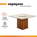 Ver imagem 5 de Mesa Amsterdã Tampo Giratório Dobuê Cedro / Off White 1,36m