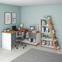 Ver imagem 2 de Conjunto Escritório Home: Escrivaninha 6122 + Estante 5945