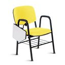 Ver imagem 2 de Cadeira Universitária para Auditórios Linha Hotel Amarelo