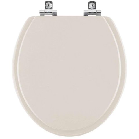Assento Sanitário com Amortecedor Convencional Oval Amendoa para Vaso Deca