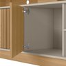 Painel e Rack para TV Siegfried com Ripas Carvalho Off White - 3