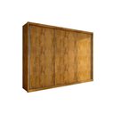 Ver imagem 1 de Guarda Roupa Casal 3 Portas de Correr e 6 Gavetas Paradizzo Gold Cumaru - Novo Horizonte