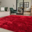 Ver imagem 4 de Tapete para Sala Belos Pelos Antialérgico Retangular Vermelho Casen 300x200cm