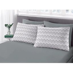 Lençol Avulso - King Size - 100% Algodão - Comfort - Cinza - Sul Brasil - 1