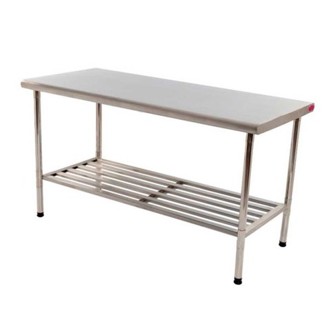 Mesa Aço Inox 430 1,90x0,70 Multiuso - Imeca