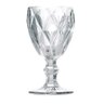 Jogo 6 Taças De Vidro 340Ml Cristal Diamante Vinho Suco Água 340ml - 3