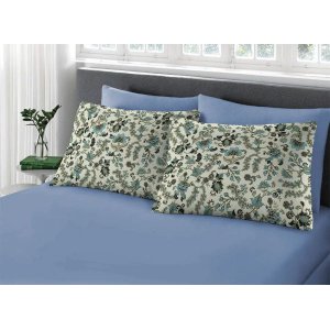 Lençol Avulso - King Size - 100% Algodão - Comfort - Azul Claro - Sul Brasil