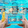 Capa Bolsa a Prova Dágua Impermeável Universal para Celular - Amarelo - 3