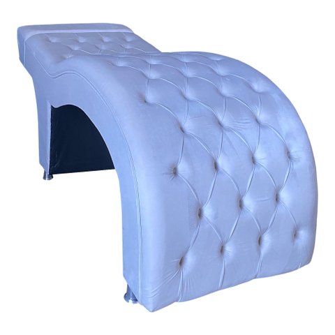 Maca Estética Estofada M1 80cm Veludo Bege - In9 Decor