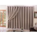 Ver imagem 1 de Cortina Blackout com Voil 3,00 x 2,70 Avelã