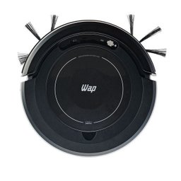 Robô Aspirador de Pó Wap Robot W100 Varre e Passa Pano Mop Preto Bivolt a Bateria - 1