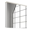 Ver imagem 4 de Armário Espelheira de Banheiro 90cm 02 Portas Ref 920 Cewal - Arenito/branco