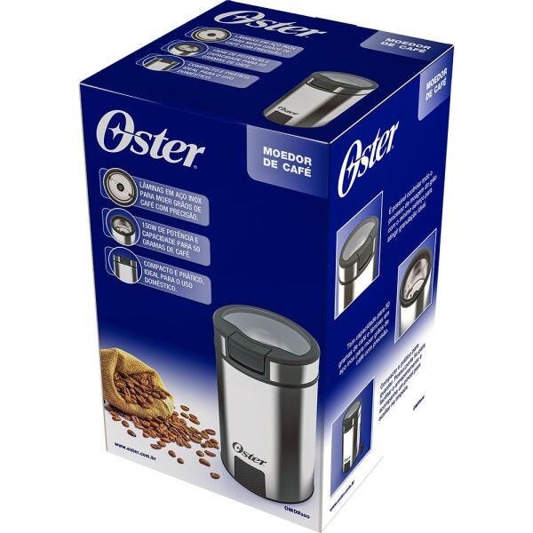 Moedor de Café Oster Preto/Prata 220V 150W OMDR100-220V - 7