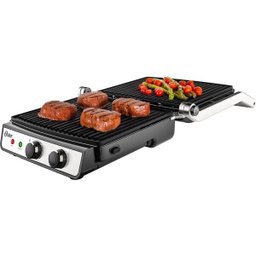 Grill Elétrico Multiuso Preto/Prata Oster 127V 1500W OGRL660-127V - 3 Grill Elétrico Multiuso Preto/Prata Oster 127V 1500W OGRL660-127V - 3