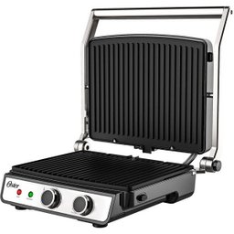 Grill Elétrico Multiuso Preto/Prata Oster 127V 1500W OGRL660-127V - 1 Grill Elétrico Multiuso Preto/Prata Oster 127V 1500W OGRL660-127V - 1